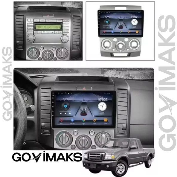 FORD RANGER 2006-2010 UYUMLU 4 GB RAM 64 GB HAFIZA ANDROID MULTIMEDIA TEYP - Resim 6