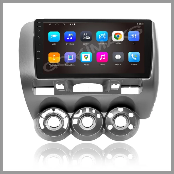 HONDA JAZZ CİTY 2002-2008 UYUMLU ANALOG KLİMA 8 GB RAM 128 GB HAFIZA ANDROID MULTIMEDIA TEYP - Resim 7