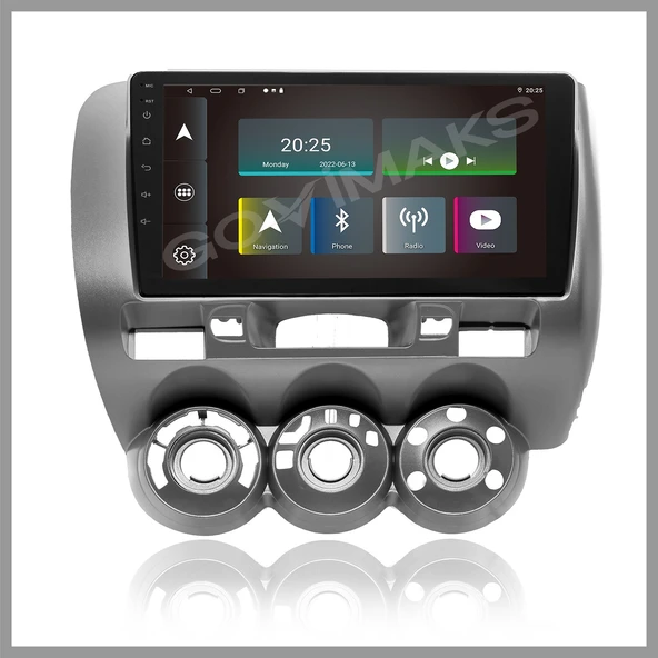 HONDA JAZZ CİTY 2002-2008 UYUMLU ANALOG KLİMA 6 GB RAM 128 GB HAFIZA ANDROID MULTIMEDIA TEYP - Resim 8