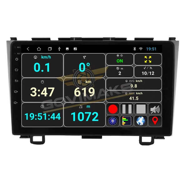 HONDA CRV 2007-2012 UYUMLU 2 GB RAM 32 GB HAFIZA ANDROID MULTIMEDIA TEYP - Resim 9