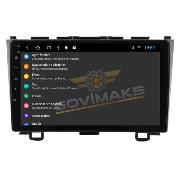 HONDA CRV 2007-2012 UYUMLU 2 GB RAM 32 GB HAFIZA ANDROID MULTIMEDIA TEYP - Resim 11