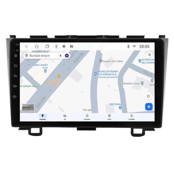 GOVİMAKS HONDA CRV 2007-2012   6 GB RAM 128 GB HAFIZA ANDROID MULTIMEDIA TEYP - 10