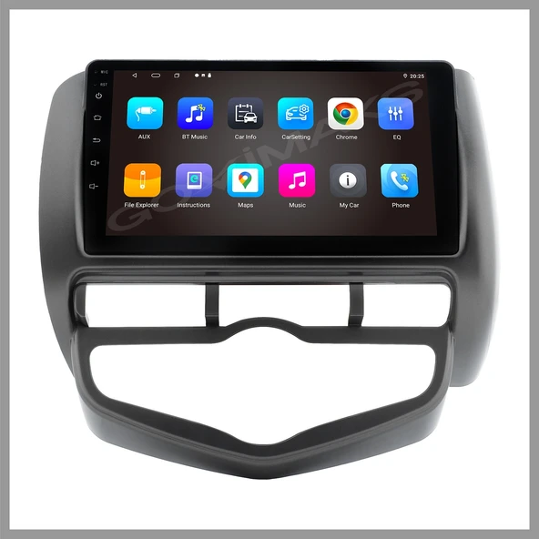 HONDA JAZZ CİTY DİJİTAL KLİMA 2002-2008 UYUMLU 8 GB RAM 128 GB HAFIZA ANDROID MULTIMEDIA TEYP - Resim 5