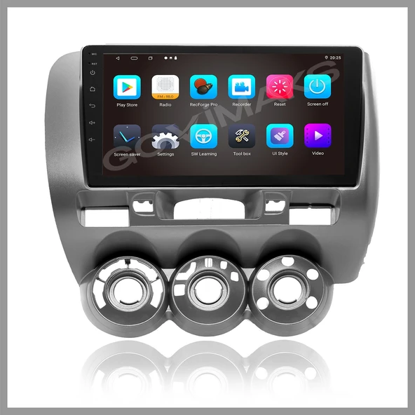 HONDA JAZZ CİTY 2002-2008 UYUMLU ANALOG KLİMA 6 GB RAM 128 GB HAFIZA ANDROID MULTIMEDIA TEYP - Resim 6