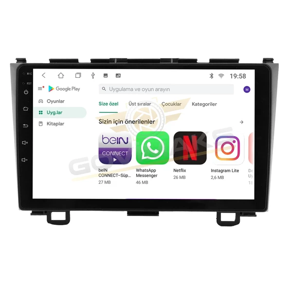 HONDA CRV 2007-2012 UYUMLU 2 GB RAM 32 GB HAFIZA ANDROID MULTIMEDIA TEYP - Resim 6