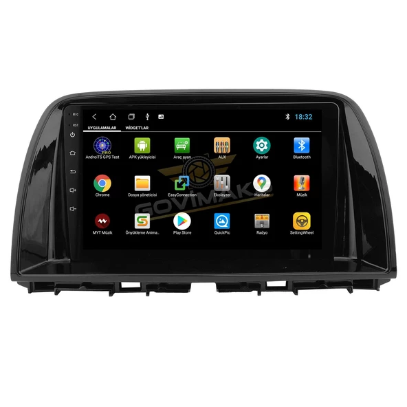 GOVİMAKS MAZDA CX-5 2013 2016 PIANO BLACK  8 GB RAM 128 GB HAFIZA ANDROID MULTIMEDIA TEYP