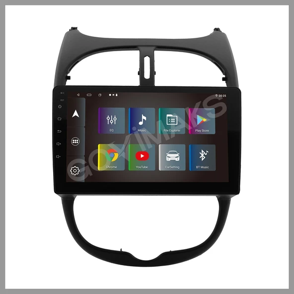 PEUGEOT 206 2002-2010 UYUMLU 8 GB RAM 128 GB HAFIZA ANDROID MULTIMEDIA TEYP - Resim 3