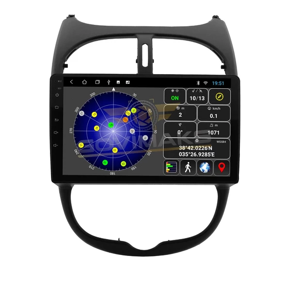 GOVİMAKS PEUGEOT 206 2002-2010 4GB RAM 64 GB HAFIZA ANDROID MULTIMEDIA TEYP - Resim 11