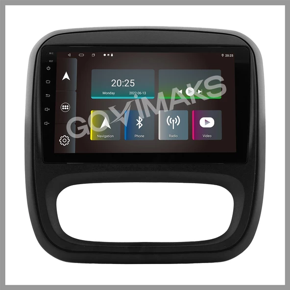 GOVİMAKS RENAULT TRAFIC  2015 - 2021 6 GB RAM 128 GB HAFIZA ANDROID MULTIMEDIA TEYP
