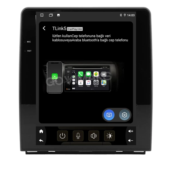 GOVİMAKS RENAULT CLIO 5  2021-2023  6 GB RAM 128 GB HAFIZA ANDROID MULTIMEDIA TEYP - Resim 5