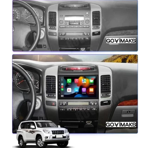 GOVİMAKS TOYOTA LAND CRUISER  2004-2009  4 GB RAM 64 GB HAFIZA ANDROID MULTIMEDIA TEYP - 5