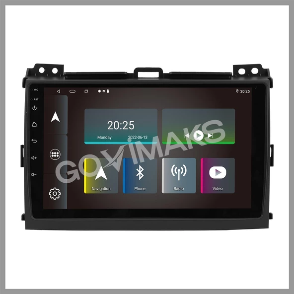 TOYOTA LAND CRUISER  2004-2009 UYUMLU 8 GB RAM 128 GB HAFIZA ANDROID MULTIMEDIA TEYP - Resim 8
