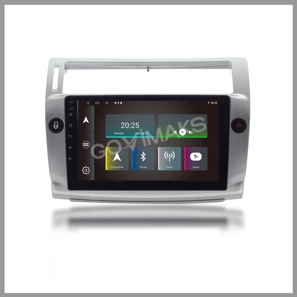 CITROEN C4 2005-2010 UYUMLU GRI 4 GB RAM 64GB HAFIZA ANDROID MULTIMEDIA TEYP - Resim 6