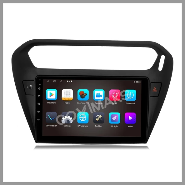 GOVİMAKS CITROEN C-ELYSEE SİYAH 2012-2023 6 GB RAM 128 GB HAFIZA ANDROID MULTIMEDIA TEYP - 8