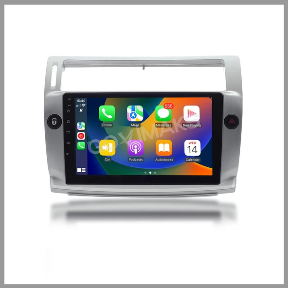 CITROEN C4 2005-2010 UYUMLU GRI 6 GB RAM 128 GB HAFIZA ANDROID MULTIMEDIA TEYP ürün görseli 1