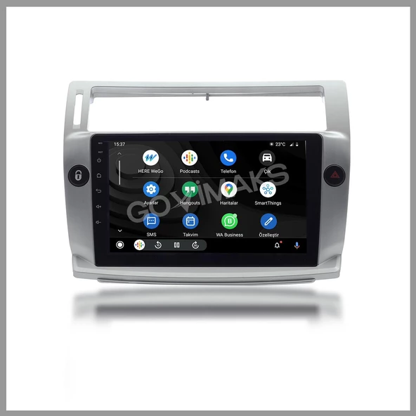 CITROEN C4 2005-2010 UYUMLU GRI 4 GB RAM 64GB HAFIZA ANDROID MULTIMEDIA TEYP - Resim 2