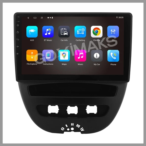 CITROEN C1 2007-2013 UYUMLU 6 GB RAM 128 GB HAFIZA ANDROID MULTIMEDIA TEYP - Resim 8