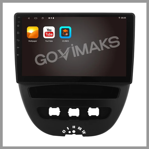 GOVİMAKS CITROEN C1 2007-2013 8 GB RAM 128 GB HAFIZA ANDROID MULTIMEDIA TEYP - 8