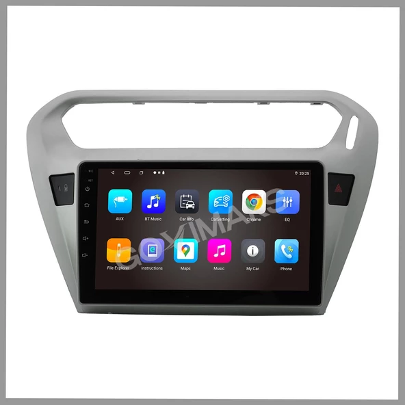 CITROEN C-ELYSEE GRI 2012-2023 UYUMLU 6 GB RAM 128 GB HAFIZA ANDROID MULTIMEDIA TEYP - Resim 6