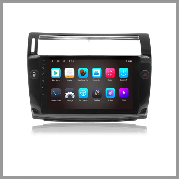GOVİMAKS CITROEN C4 2005-2010 SİYAH 4 GB RAM 64 GB HAFIZA ANDROID MULTIMEDIA TEYP - 2