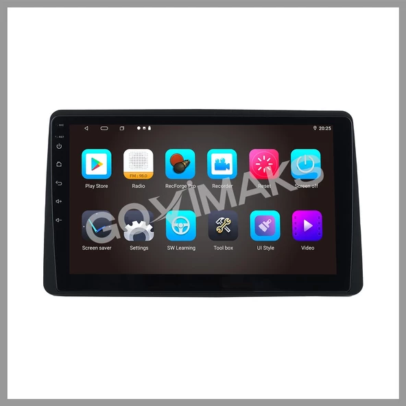 DACIA DUSTER 2018-2023 UYUMLU 8 GB RAM 128 GB HAFIZA ANDROID MULTIMEDIA TEYP - Resim 9