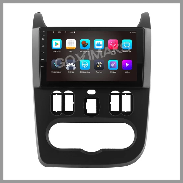 GOVİMAKS DACIA DUSTER SİYAH 2010-2013 2 GB RAM 32 GB HAFIZA ANDROID MULTIMEDIA TEYP - 2