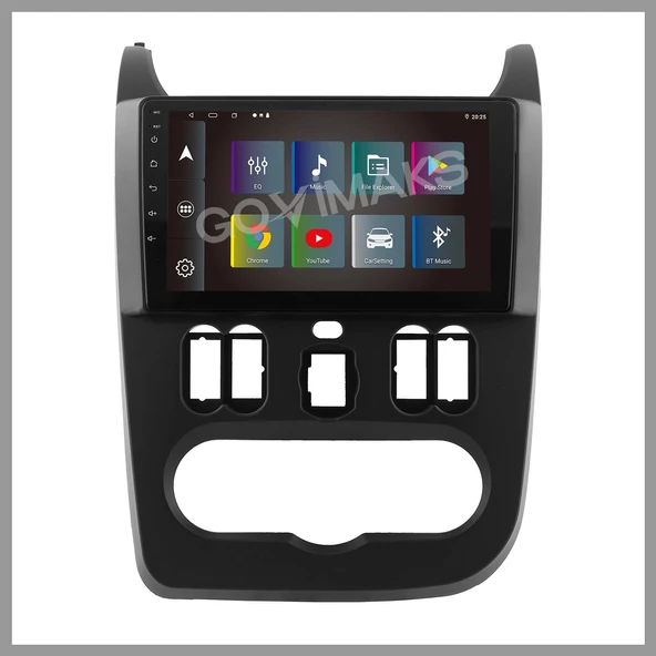 GOVİMAKS DACIA DUSTER SİYAH 2010-2013 2 GB RAM 32 GB HAFIZA ANDROID MULTIMEDIA TEYP - 6