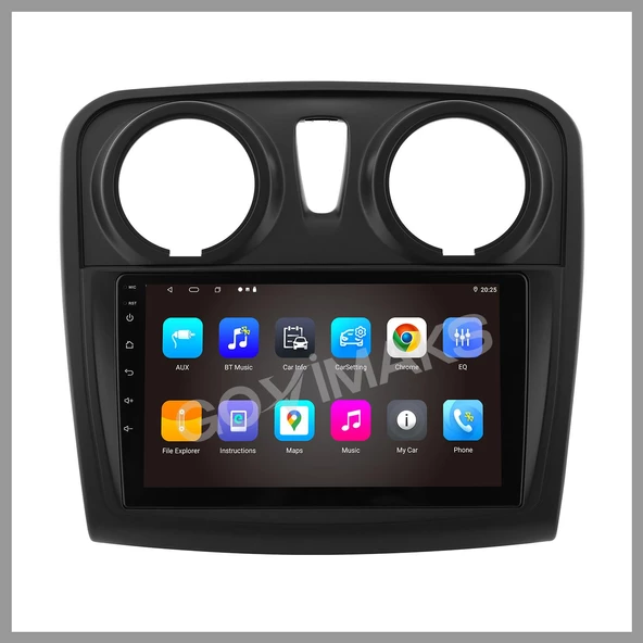 DACIA SANDERO 2013-2021 UYUMLU 6 GB RAM 128 GB HAFIZA ANDROID MULTIMEDIA TEYP - Resim 8