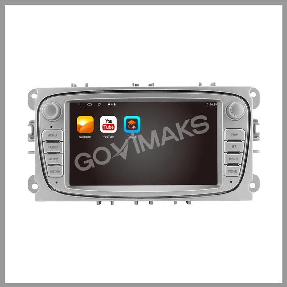 GOVİMAKS FORD CONNECT-MONDEO-FOCUS OVAL GRİ 2 GB RAM 32 GB HAFIZA ANDROID MULTIMEDIA TEYP - 8