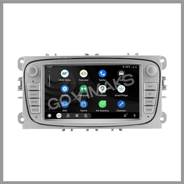GOVİMAKS FORD CONNECT-MONDEO-FOCUS OVAL GRİ 2 GB RAM 32 GB HAFIZA ANDROID MULTIMEDIA TEYP - 7