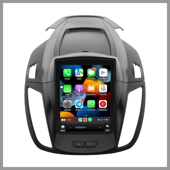 FORD KUGA C-MAX UYUMLU TESLA 4 GB RAM 64 GB HAFIZA ANDROID MULTIMEDIA TEYP ürün görseli 1