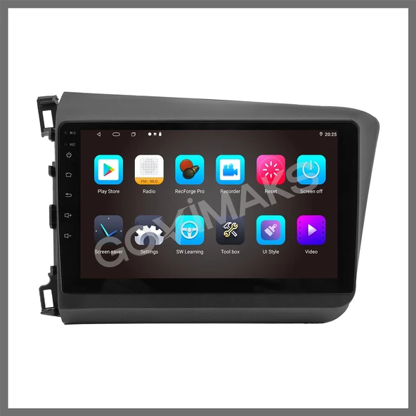 HONDA CIVIC FB7 2012-2015 UYUMLU 6 GB RAM 128 GB HAFIZA ANDROID MULTIMEDIA TEYP - Resim 2