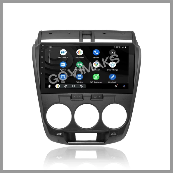 HONDA CITY 2009-2011 UYUMLU MANUEL 8 GB RAM 128 GB HAFIZA ANDROID MULTIMEDIA TEYP - Resim 2