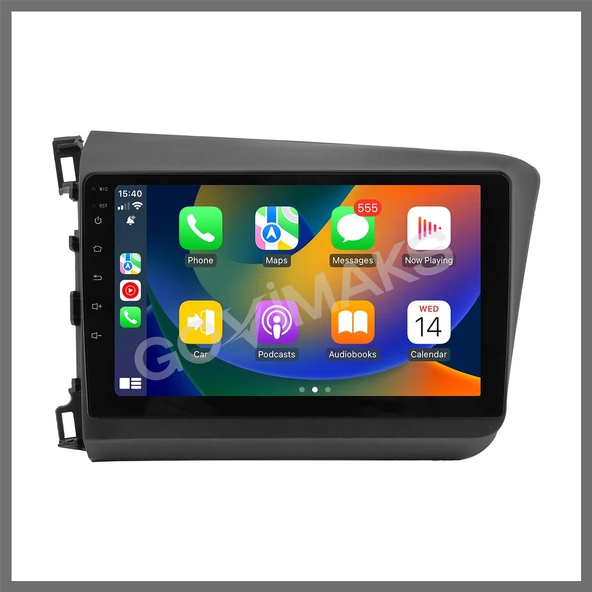 GOVİMAKS HONDA CIVIC  FB7  2012-2015  8 GB RAM 128 GB HAFIZA ANDROID MULTIMEDIA TEYP - 2