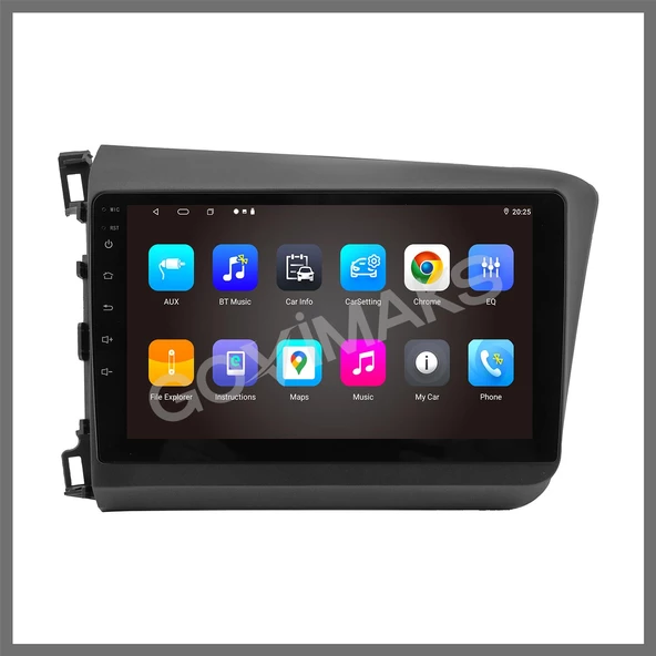 HONDA CIVIC FB7 2012-2015 UYUMLU 6 GB RAM 128 GB HAFIZA ANDROID MULTIMEDIA TEYP - Resim 3