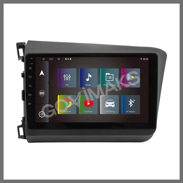 HONDA CIVIC FB7 2012-2015 UYUMLU 4 GB RAM 64 GB HAFIZA ANDROID MULTIMEDIA TEYP - Resim 6