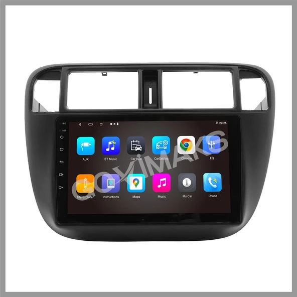 GOVİMAKS HONDA IES 1996-2001 4 GB RAM 64 GB HAFIZA ANDROID MULTIMEDIA TEYP - Resim 3
