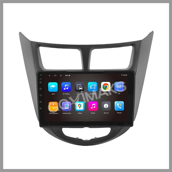 GOVİMAKS HYUNDAİ BLUE SİYAH 6 GB RAM 128 GB HAFIZA ANDROID MULTIMEDIA TEYP - 5