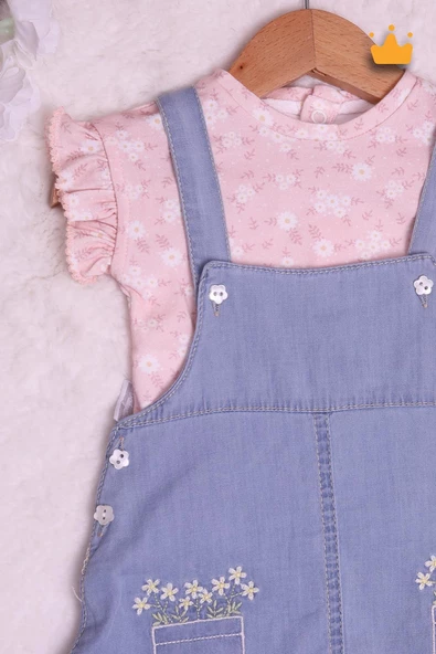 Babydola Kız Bebek Elbise Salopet 15026 - Resim 9