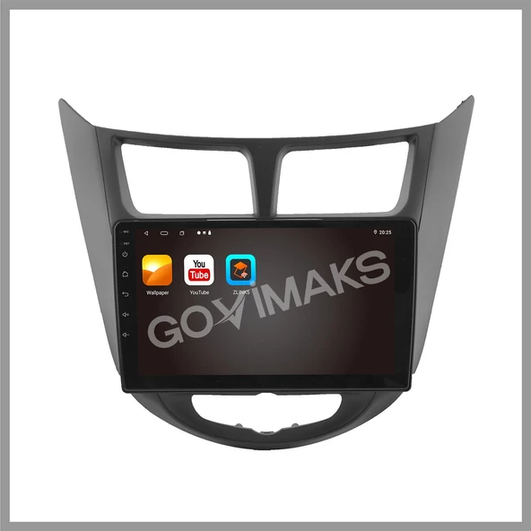 GOVİMAKS HYUNDAİ BLUE SİYAH 8 GB RAM 128 GB HAFIZA ANDROID MULTIMEDIA TEYP - 4