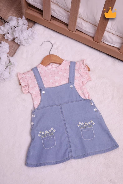 Babydola Kız Bebek Elbise Salopet 15026 - Resim 8