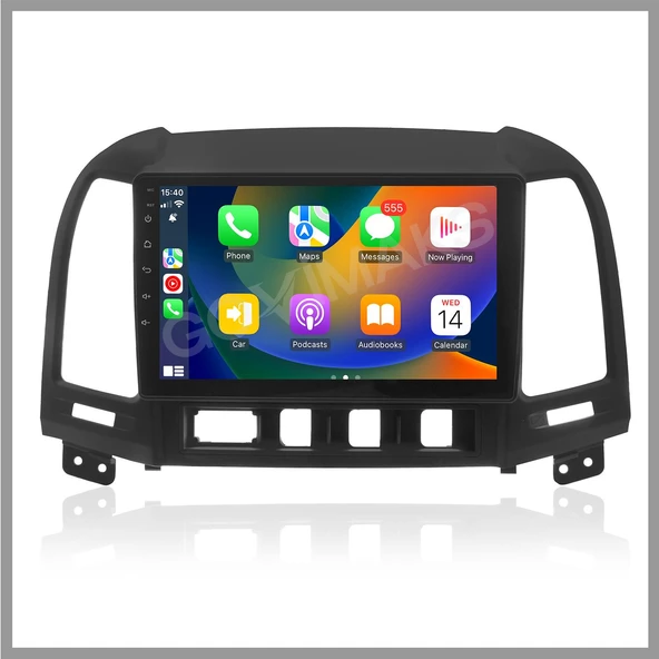 GOVİMAKS HYUNDAİ SANTA FE 2006-2012  8 GB RAM 128 GB HAFIZA ANDROID MULTIMEDIA TEYP