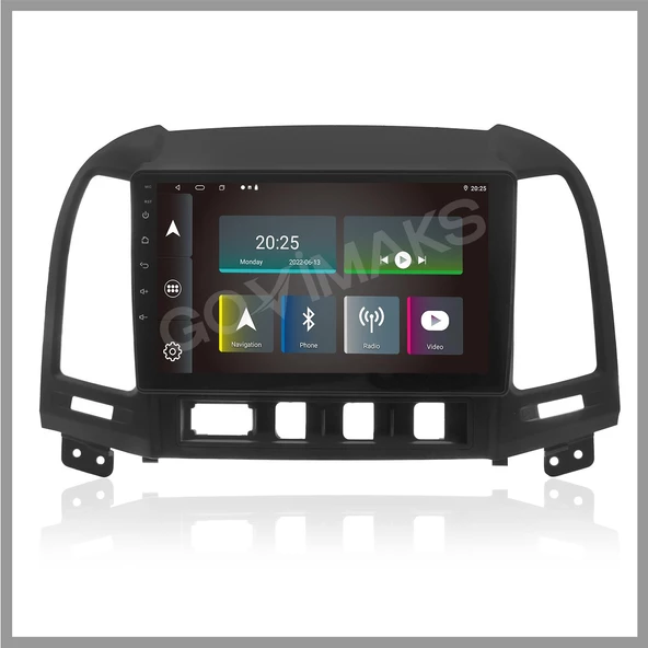 GOVİMAKS HYUNDAİ SANTA FE 2006-2012  4 GB RAM 64 GB HAFIZA ANDROID MULTIMEDIA TEYP - 6