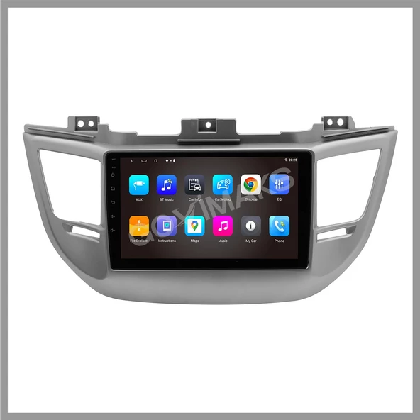 HYUNDAİ TUCSON 2015-2018 SİLVER UYUMLU 4 GB RAM 64 GB HAFIZA ANDROID MULTIMEDIA TEYP - Resim 4