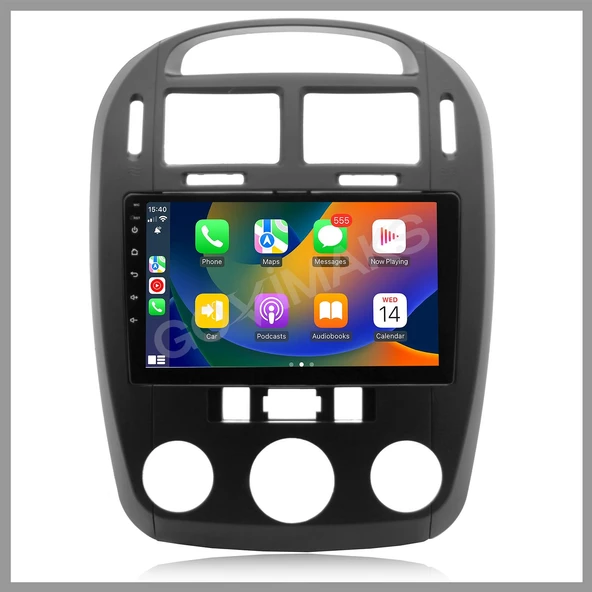GOVİMAKS KIA CERATO SİYAH ANALOG 2006-2009 4 GB RAM 64 GB HAFIZA ANDROID MULTIMEDIA TEYP