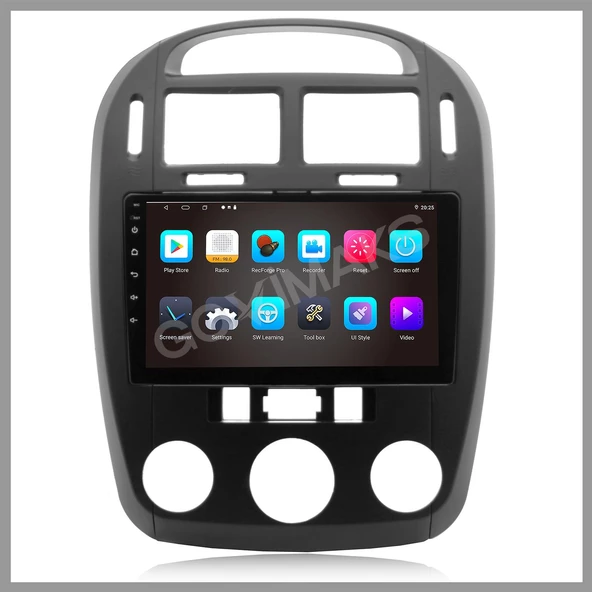 KIA CERATO SİYAH ANALOG 2006-2009 UYUMLU 2 GB RAM 32 GB HAFIZA ANDROID MULTIMEDIA TEYP - Resim 5