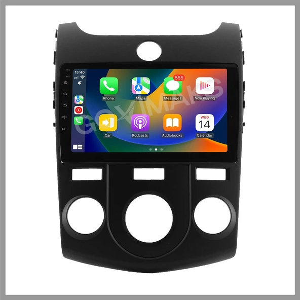 KIA CERATO FORTE SİYAH 2010-2012 UYUMLU 4 GB RAM 64 GB HAFIZA ANDROID MULTIMEDIA TEYP ürün görseli 1