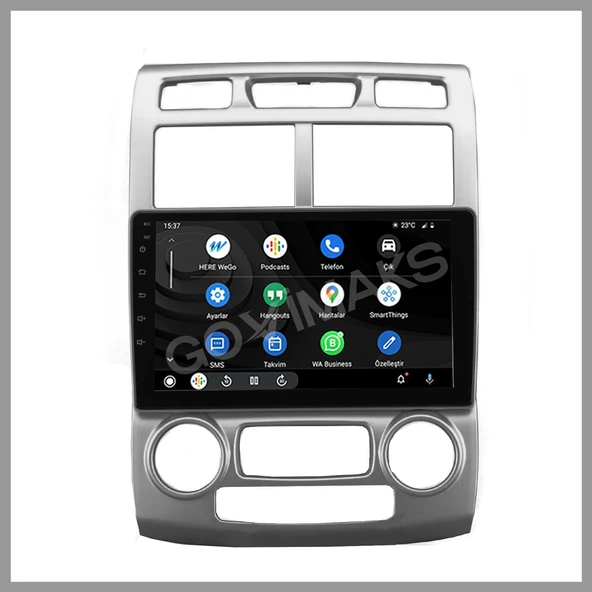 KIA SPORTAGE 2007-2010 UYUMLU GRİ DİJİTAL 4 GB RAM 64GB HAFIZA ANDROID MULTIMEDIA TEYP - Resim 2