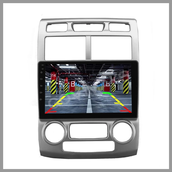 KIA SPORTAGE 2007-2010 UYUMLU GRİ DİJİTAL 4 GB RAM 64GB HAFIZA ANDROID MULTIMEDIA TEYP - Resim 3