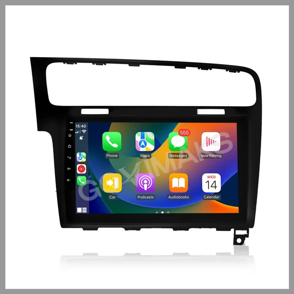 GOVİMAKS VOLKSWAGEN GOLF 7 2012-2020  PİANO BLACK 6 GB RAM 128 GB HAFIZA ANDROID MULTIMEDIA TEYP